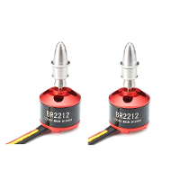 2 Stuks Racerstar BR2212 2200KV 2 3S Borstelloze motor voor RC modellen