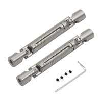 2 Stuks verbeterde metalen voor  en achteraandrijfassen MNRC MN82 MN78 voor TOYOTA Land Cruiser LC79 1/12 RC auto's Voer