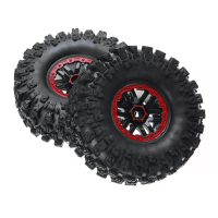 2 Stuks Wltoys 104003 104010 1/10 RC autoonderdelen banden wielrimrock crawler voertuigen modellen reserve accessoires 1
