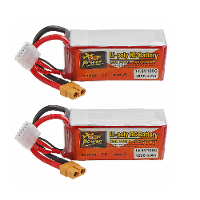 2 Stuks ZOP POWER 14.8V 1500mAH 100C 4S Lipo batterij met XT60 stekker voor RC modellen