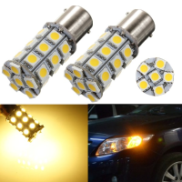 2 X 1156 Ba15s P21w 27 Smd 5050 Led Rv Car Light Lamp Bulb 12v