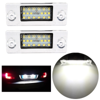 2 X Error Free Led Smd License Plate Lights For Audi A4 S4 B5 1998 2001 White