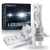 2 X Niet ventilator H7 12V Auto LED Koplamp Lamp 6000K Wit Licht LED Lampen 1:1 Mini Koplamp 18000LM CSP LED Chip IP67 W
