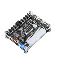 20/24Pin ATX Voedingsoverdrachtsbord Digitale Spanning Weergave Multi Output 5V 12V USB PD Snelle Opladen Instelbare Spa