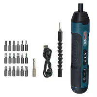 20 Delige set elektrisch schroevendraaier bits draadloos oplaadbaar 3,6V lithium batterij 1300mAh koppelingsaanpassing m