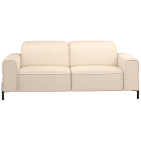 20% Korting   Leen Bakker   Bank Dave 3 zits   Stof   Crème   105x198x79 Cm