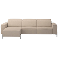 20% Korting   Leen Bakker   Hoekbank Dave Links   Stof   Taupe   172x275x79 Cm