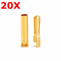 20 Pairs Amass 4.0Mm Banana Plug Am 1003f Male & Female