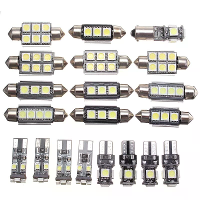 20 Stuks 6000K auto LED licht decodering leeslicht set wit licht kentekenlicht voor Mercedes/Benz C W204 2008 2015