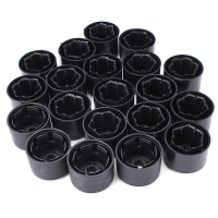 20 Wheel Nut Bolt Cover Cap 17mm For Vw Golf Mk4 Passat Audi Beetle