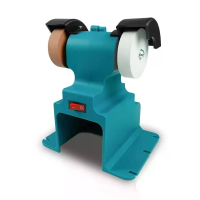 200W Draadloze bankschuurmachine Voor 18V batterij Dual wheel polijsten slijpen machine gereedschap messlijper