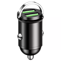 200W Dubbele USB Auto Oplader Snelladen voor iPhone QC3.0 Mini USB Auto Telefoon Oplader voor Xiaomi voor Samsung Huawei