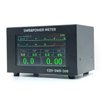 200W Hoge Vermogen SWR Meter 1.8 54MHz HF VHF UHF 4.3 Inch IPS Kleurendisplay Fijnafstelling Shortwave Radio Accessoires