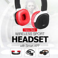 2016 New Bee Nb 9 Sport Earphone Pedometer Folding Bluetooth Stereo Headset For Iphone Android