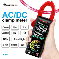 2024NEW Mustool C22 Digitale Klemmeter 400A Hoge Precisie AC/DC Stroommeting met Herkenning van Levende Draden NCV Induc
