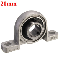 20Mm Bore Diameter Pillow Block Mounted Ball Bearing Kp004 Zinc Alloy