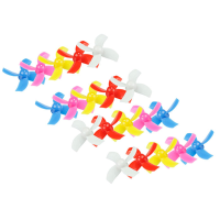 20PCS 31mm 4 blade Propeller for Kingkong/LDARC TINY 6 6X Tiny Whoop Eachine E010 E010C E010S Blade Inductrix RC Quadcopter