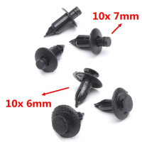 20Pcs 6mm&7mm Motorcycle Fairing Panel Fastener Clips Rivet For Suzuki Trim