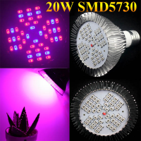 20W E27 32 Red 16 Blue Garden Plant Grow Led Bulb Greenhouse Plant Seedling Growth Light