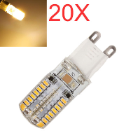 20X G9 5w Warm White 64 Smd 3014 Ac 85 265v Led Corn Light Bulbs