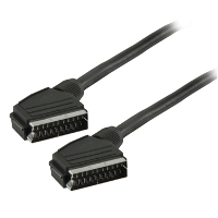 21 Pins volledig afgeschermde scart kabel diverse lengtes