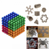 216Pcs 5mm Colorful Diy Neo Cube Magic Beads Magnetic Balls Puzzle