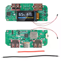 22,5W Dual Bidirectionele Snellader Buck Converter Type C USB Mobiele Voeding Module Moederbord Met Weergave Ondersteuni