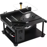 220W Micro Precisie Zaagtafel 10000RPM 0 90 Graden Komende Snede 35 40mm Snijdiepte 7 Snelheden Verstelbare Voedingsbron