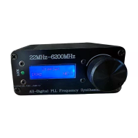 22MHz 6200MHz Volledige modus Laag fase ruis AM/FM signaalgenerator DDS modulatiebron LCD 1602 Frequentie stap 1Hz