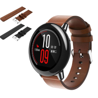 22Mm Leather Watch Strap Replacement Bracelet Band For Xiaomi Huami Amazfit