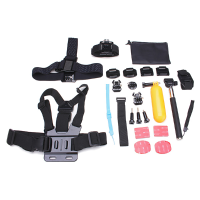 23 In 1 Kit Accessories For Gopro Hero 3 4 3 Plus Sj4000 Xiaomi Yi Sport Camera