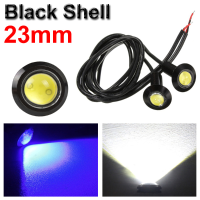23Mm Motor Car Eagle Eye Led Daytime Running Lights Fog Parking Light Dc12v Silver Shell