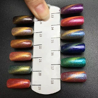 24 Colors Cat's Eye Color Changing Nail Art Uv Gel Polish Magnetic Magic 12ml