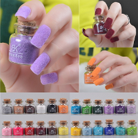 24 Colors Velvet Flocking Nail Art Powder Dust Decoration Glass Pot