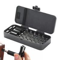 24 In 1 magnetische ratel schroevendraaierset precisie reparatietools kit staalconstructie draagbare koffer