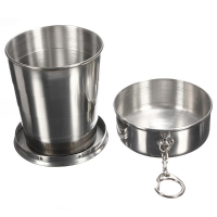 240Ml 4oz Stainless Steel Portable Folding Telescopic Travel Cup