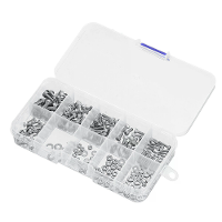 240PCS M2 M2.5 M3 Zeskantmoeren Wasmachines Schroefdoos Accessoires Set Reserveonderdelen voor Vaste Vleugel RC Vliegtui