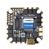 25.5X25.5Mm JHEMCU GHF722AIO HD F7 OSD BlackBox Flight Controller with 5V BEC 40A BL_S 4in1 ESC 2 6S Support DJI O3 HD D