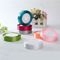 25 Yards Satin Ribbon Bows Packing Decoration Multi Color 20mm