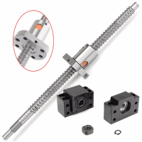 250Mm Sfu1204 Ball Screw With Bk10 Bf10 End Supports For Cnc Parts