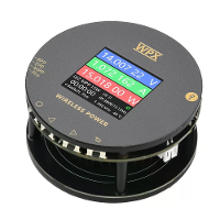 25W Draadloze Oplaad Tester 1,54 Inch LCD Kleurenweergave Spanning Stroom Vermogen Meter Multi protocol OTA Upgrade Magn