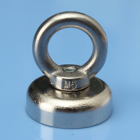 25X30mm Eyebolt Ring Magnet Salvage Tool Neodymium Magnet