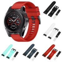 26Mm Replacement Silicone Wristband Watchband Strap Bracelet For Garmin Fenix 5x