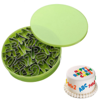 26Pcs A Z English Letters Stainless Steel Cake Cookies Cutter Mold Set