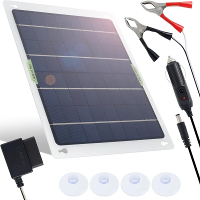 27×22CM Monokristallijn 10W Draagbaar Zonnepaneel voor Auto Reizen Boot Zonnebatterijlader RV accessoires met Dual USB