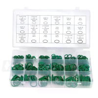 270 Stuks 18 maten HNBR O ring assortimentspakket Groen Automotive A/C dichtingringen voor auto voertuig reparatie