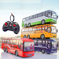27Hz Kids Rc Auto Afstandsbediening Elektrische Schoolbus met Licht Tour Voor Kinderen Speelgoed Cadeau