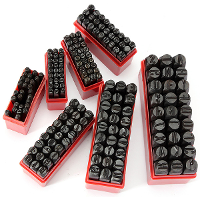 27Pcs Letters Steel Punch Stamp Die Set Metal Tool 3/4/5/6/8/10/12.5Mm