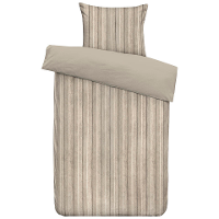 Leen Bakker   Dekbedovertrek Felix   Zand/taupe   140x200/220 Cm   Polyester   Beige#Taupe