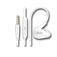 2GO In Ear Sport Headset Active m. Ruf In Ear headset Wit